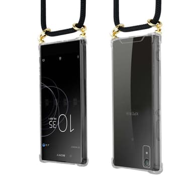 Sony Xperia XA1 Skal Fodral Kedja (Svart)