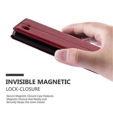 Sony Xperia Z3 COMPACT Skal Fodral Case (Röd)