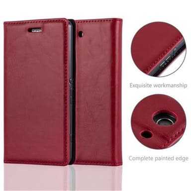 Sony Xperia Z3 COMPACT Skal Fodral Case (Röd)