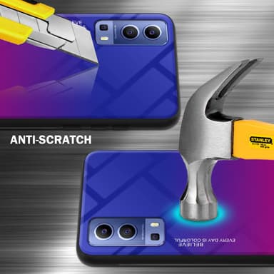 Vivo Y52 5G / Y72 5G Skal Fodral Case (Svart)