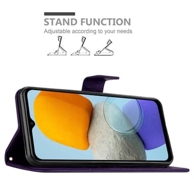 Samsung Galaxy M23 5G Plånboksfodral Skal (Lila)