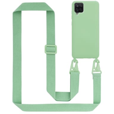 Samsung Galaxy A12 / M12 Skal Fodral Kedja (Grön)