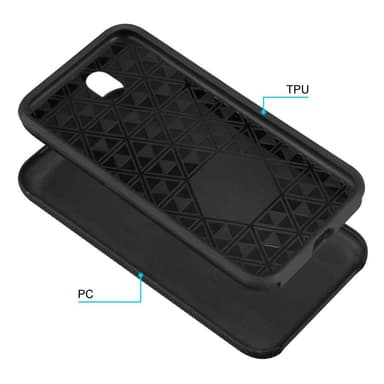 Samsung Galaxy J7 2017 Skal Fodral Case (Svart)