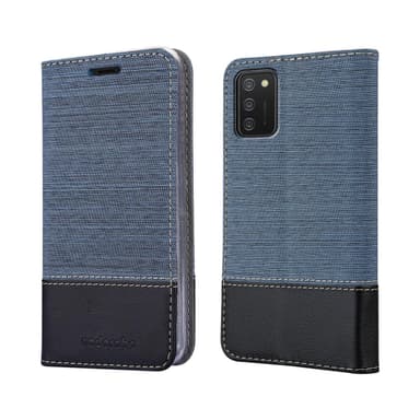 Samsung Galaxy A02s Plånboksfodral Skal (Blå)