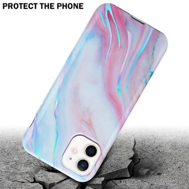 iPhone 12 / 12 PRO Plånboksfodral Skal (Vit)