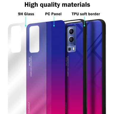 Vivo Y52 5G / Y72 5G Skal Fodral Case (Svart)