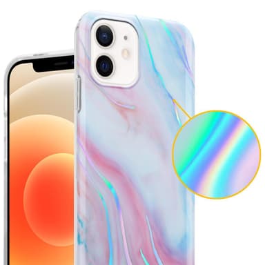 iPhone 12 / 12 PRO Plånboksfodral Skal (Vit)