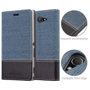 Sony Xperia M2 / M2 AQUA Plånboksfodral Skal (Blå)