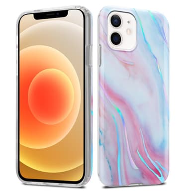 iPhone 12 / 12 PRO Plånboksfodral Skal (Vit)