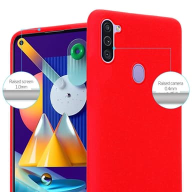 Skal Samsung Galaxy A11 / M11 Fodral Case (Röd)