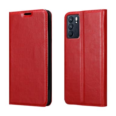 Oppo Reno6 5G Skal Fodral Case (Röd)