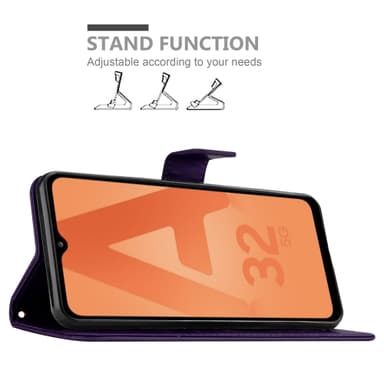 Samsung Galaxy A32 5G Plånboksfodral Skal (Lila)