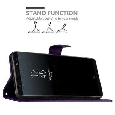 Samsung Galaxy NOTE 8 Plånboksfodral Skal (Lila)