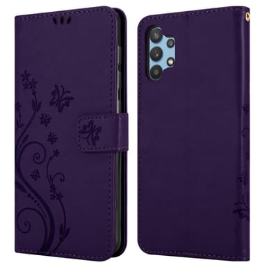 Samsung Galaxy A32 5G Plånboksfodral Skal (Lila)