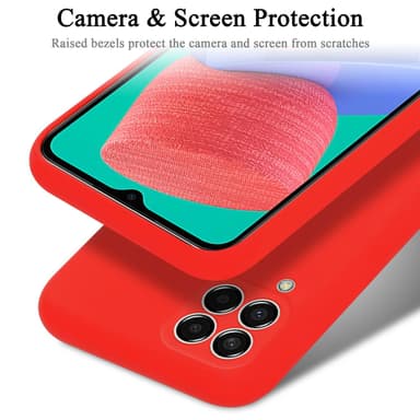 Samsung Galaxy M33 5G Skal Fodral Case (Röd)