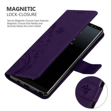 Samsung Galaxy NOTE 8 Plånboksfodral Skal (Lila)