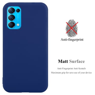 Skal Oppo FIND X3 LITE Fodral Case (Blå)