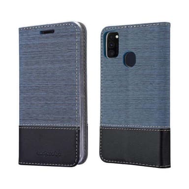 Samsung Galaxy M21 / M30s Plånboksfodral Skal (Blå)