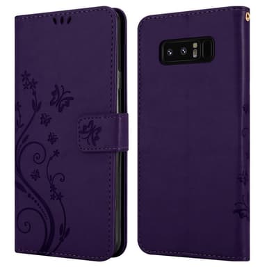 Samsung Galaxy NOTE 8 Plånboksfodral Skal (Lila)