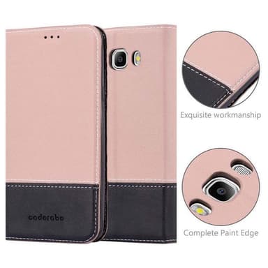 Samsung Galaxy J7 2016 Skal Fodral Case (Rosa)