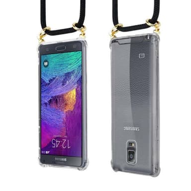Samsung Galaxy NOTE 4 Skal Fodral Kedja (Svart)