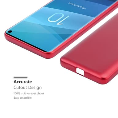 Skal Samsung Galaxy S10 4G Fodral Case (Röd)