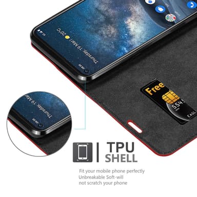 Nokia 8.3 Skal Fodral Case (Röd)