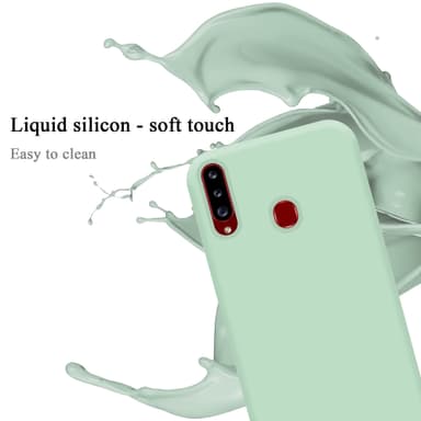 Samsung Galaxy A20s Skal Fodral Case (Grön)