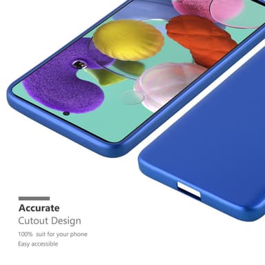 Skal Samsung Galaxy A71 5G Fodral Case (Blå)