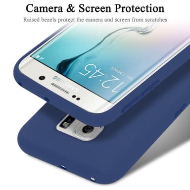 Samsung Galaxy S6 EDGE PLUS Skal Fodral Case (Blå)