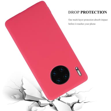 Skal Huawei MATE 30 PRO Fodral Case (Röd)