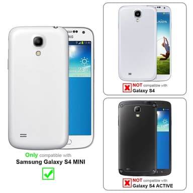 Samsung Galaxy S4 MINI Plånboksfodral Skal (Brun)