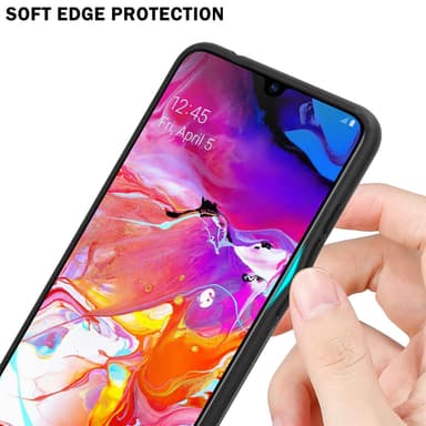 Samsung Galaxy A70 / A70s Skal Fodral Case (Svart)