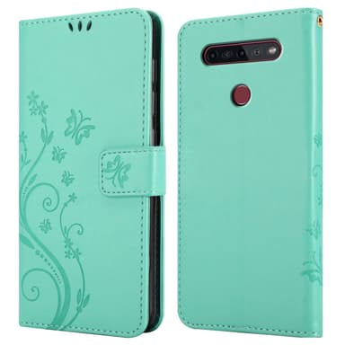 LG K51S Plånboksfodral Skal (Turkos)