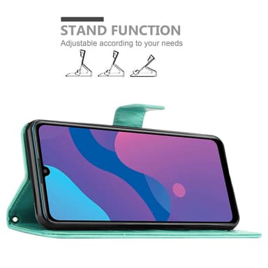 Honor 9A Plånboksfodral Skal (Turkos)