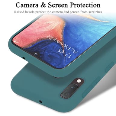 Samsung Galaxy A10e / A20e Skal Fodral Case (Grön)