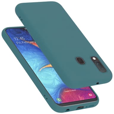Samsung Galaxy A10e / A20e Skal Fodral Case (Grön)