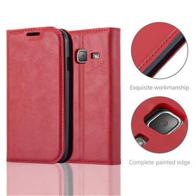 Samsung Galaxy J1 MINI Skal Fodral Case (Röd)