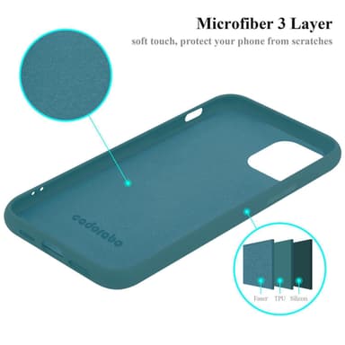 iPhone 12 PRO MAX Skal Fodral Case (Grön)
