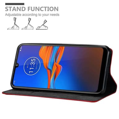 Motorola MOTO E6 PLUS Skal Fodral Case (Röd)