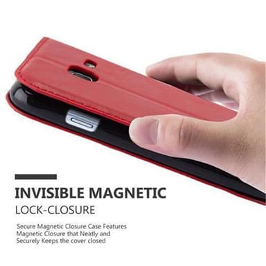Samsung Galaxy J1 MINI Skal Fodral Case (Röd)
