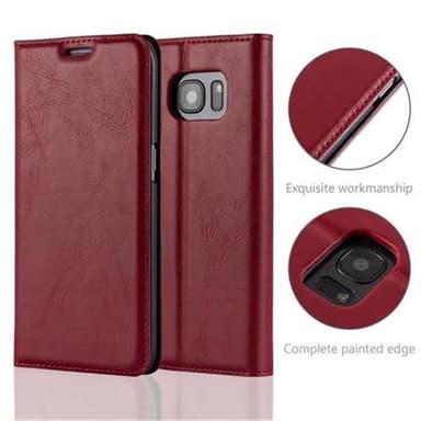 Samsung Galaxy S7 EDGE Skal Fodral Case (Röd)
