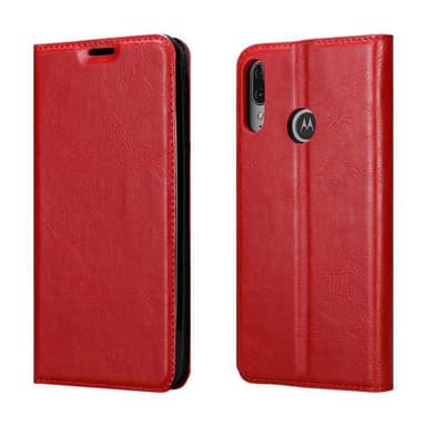 Motorola MOTO E6 PLUS Skal Fodral Case (Röd)