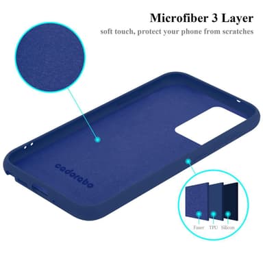 Samsung Galaxy NOTE 20 PLUS Skal Fodral Case (Blå)