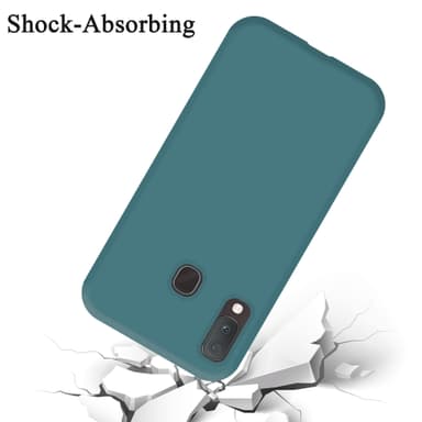 Samsung Galaxy A10e / A20e Skal Fodral Case (Grön)