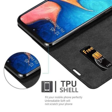 Samsung Galaxy A10e / A20e Skal Fodral Case (Svart)