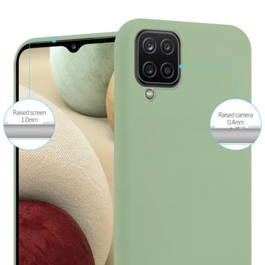 Skal Samsung Galaxy A12 / M12 Fodral Case (Grön)