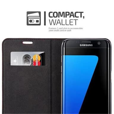 Samsung Galaxy S7 EDGE Skal Fodral Case (Röd)