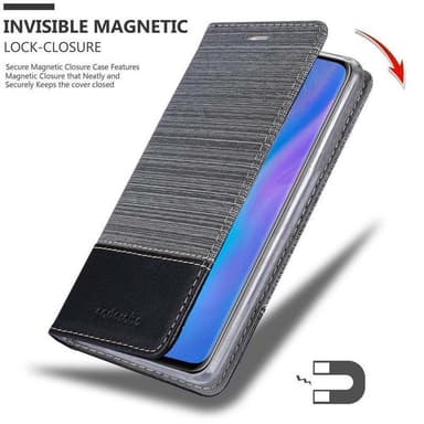 Huawei P30 PRO Plånboksfodral Skal (Grå)