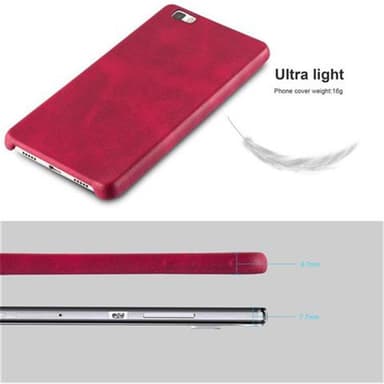 Huawei P8 LITE 2015 Skal Fodral Case (Röd)